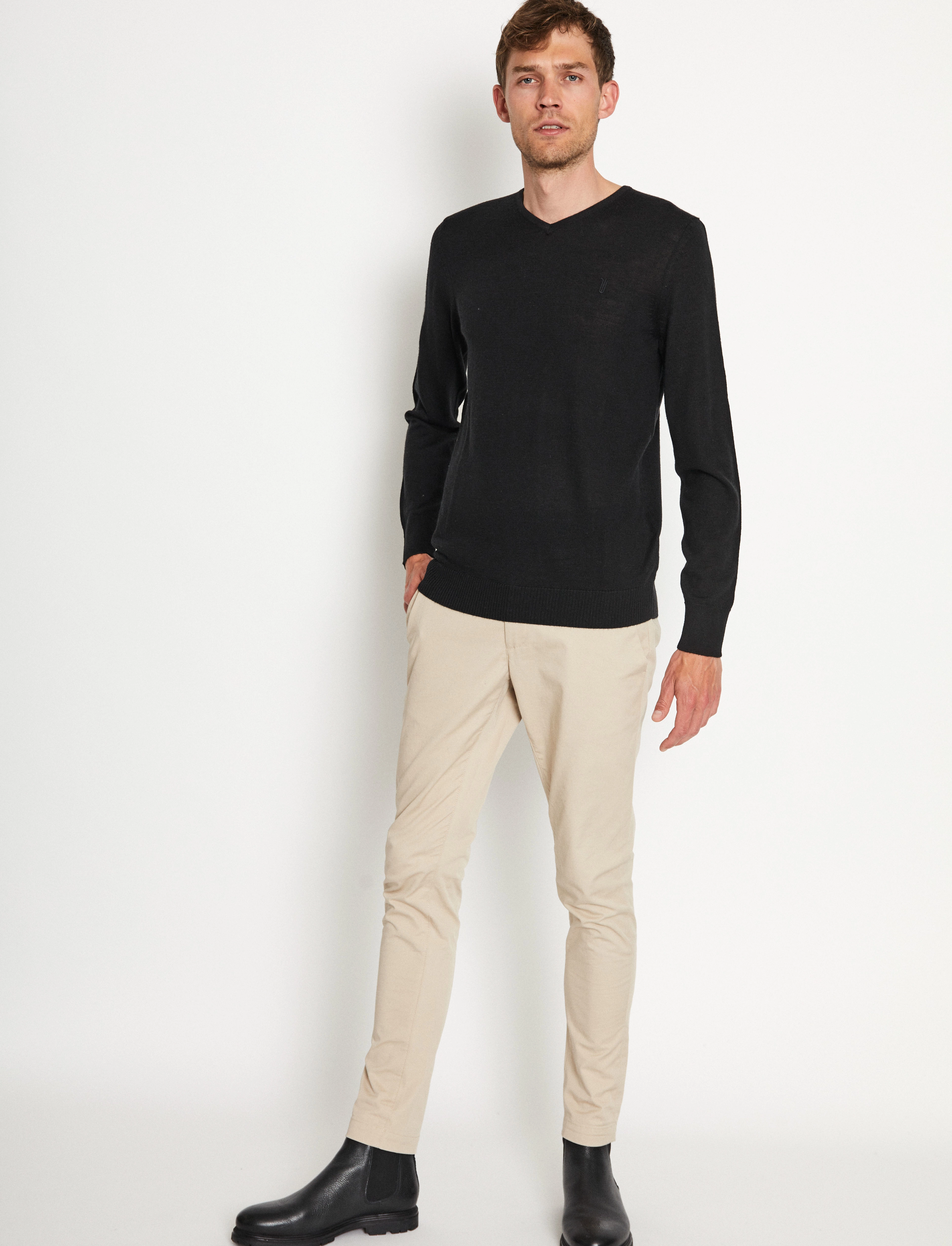 Bruun & Stengade - BS Uranus Regular Fit Knitwear - black - 2