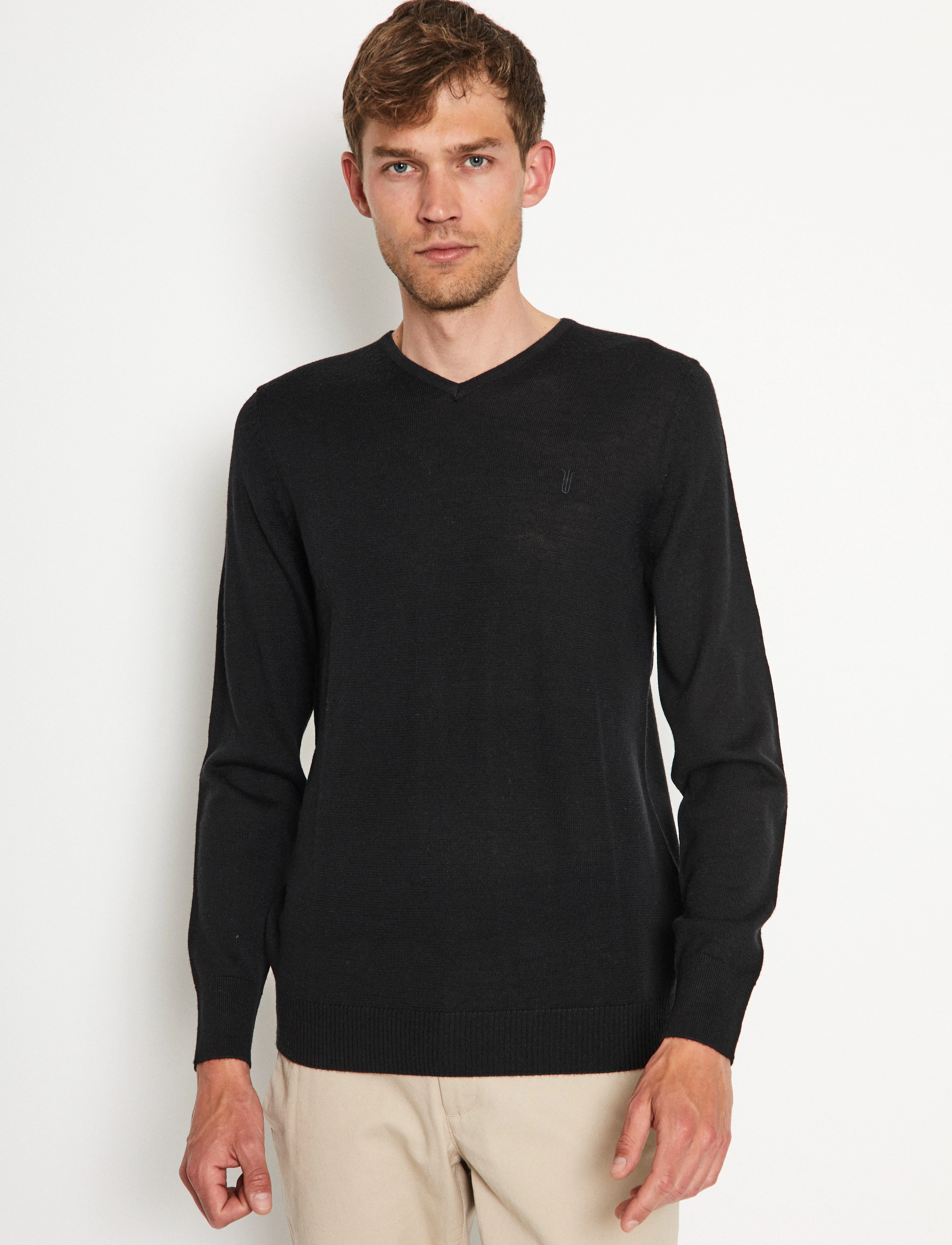 Bruun & Stengade - BS Uranus Regular Fit Knitwear - black - 3