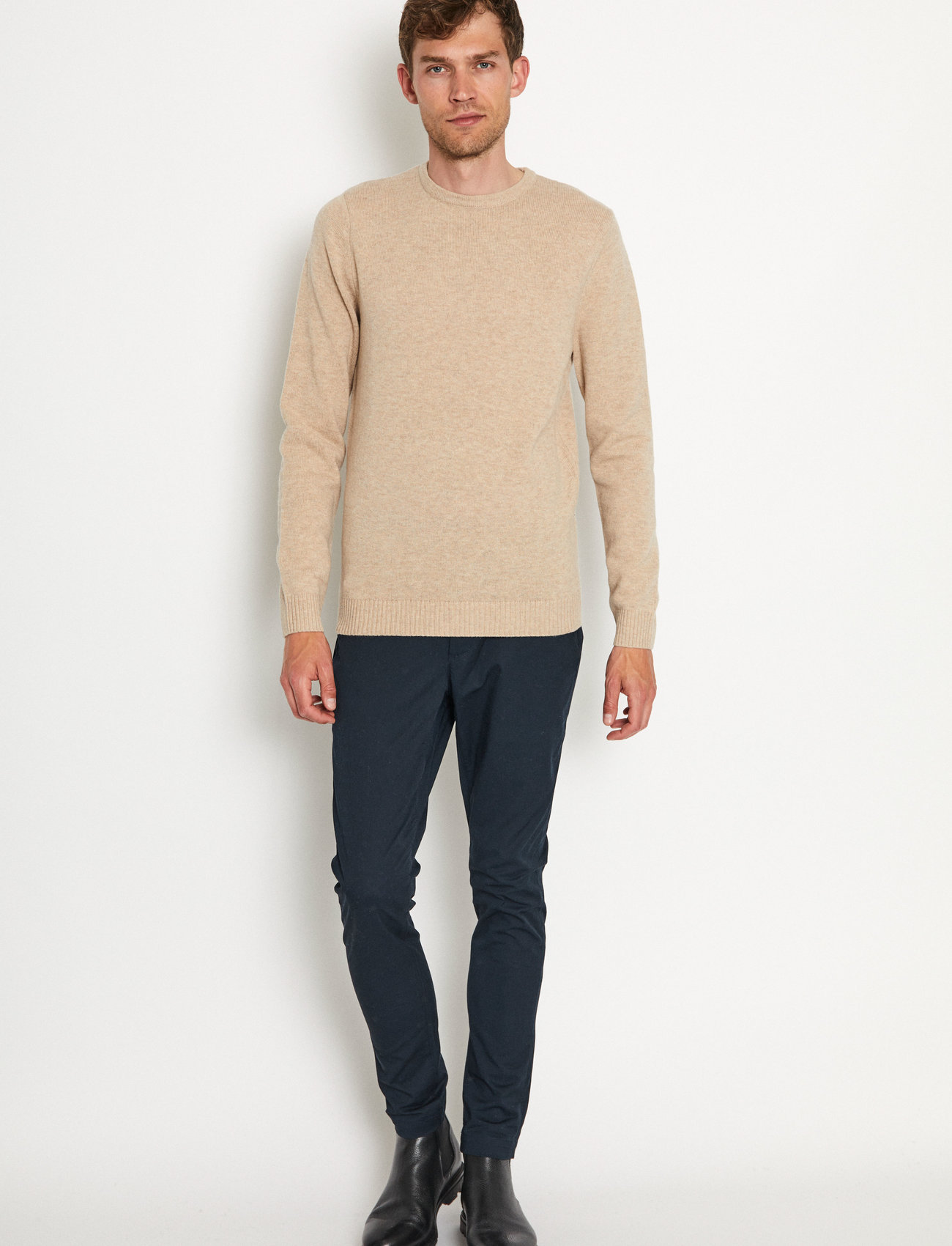 Bruun & Stengade - BS Lauge Regular Fit Knitwear - nordisk style - sand - 0