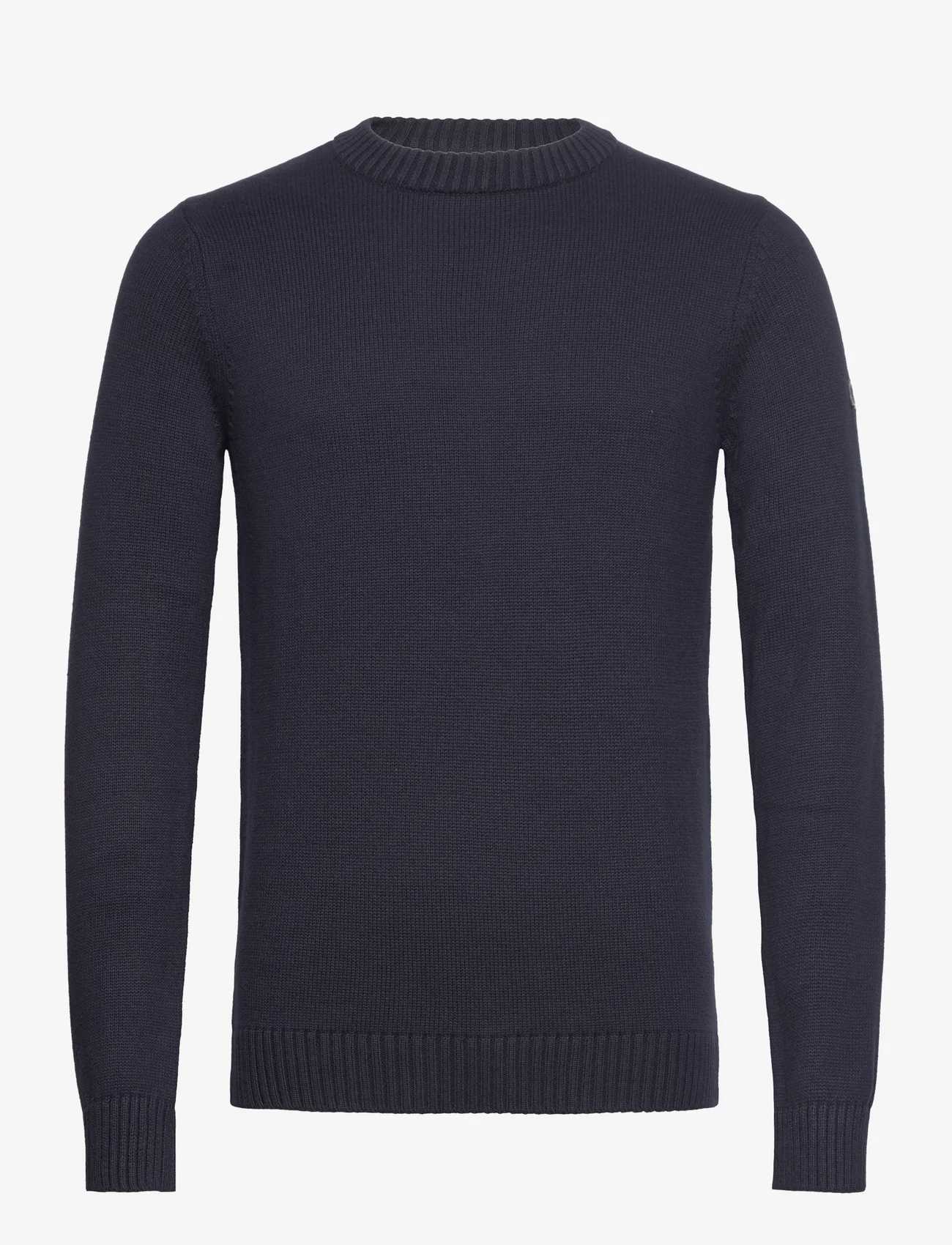 Bruun & Stengade - BS Halfdan Regular Fit Knitwear - knitted round necks - navy - 0