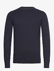 Bruun & Stengade - BS Halfdan Regular Fit Knitwear - knitted round necks - navy - 0