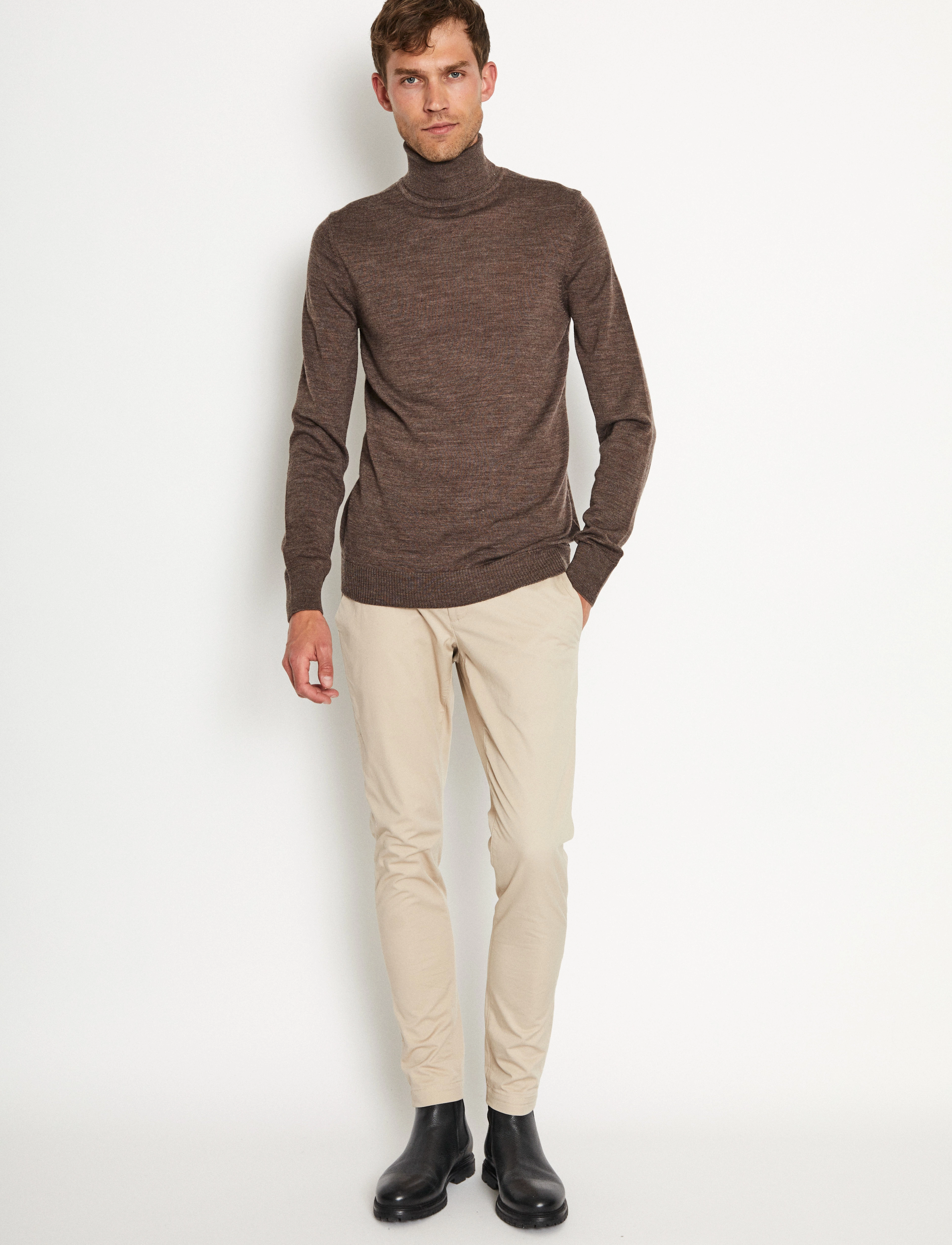 Bruun & Stengade - BS Saturn Regular Fit Knitwear - brown - 2