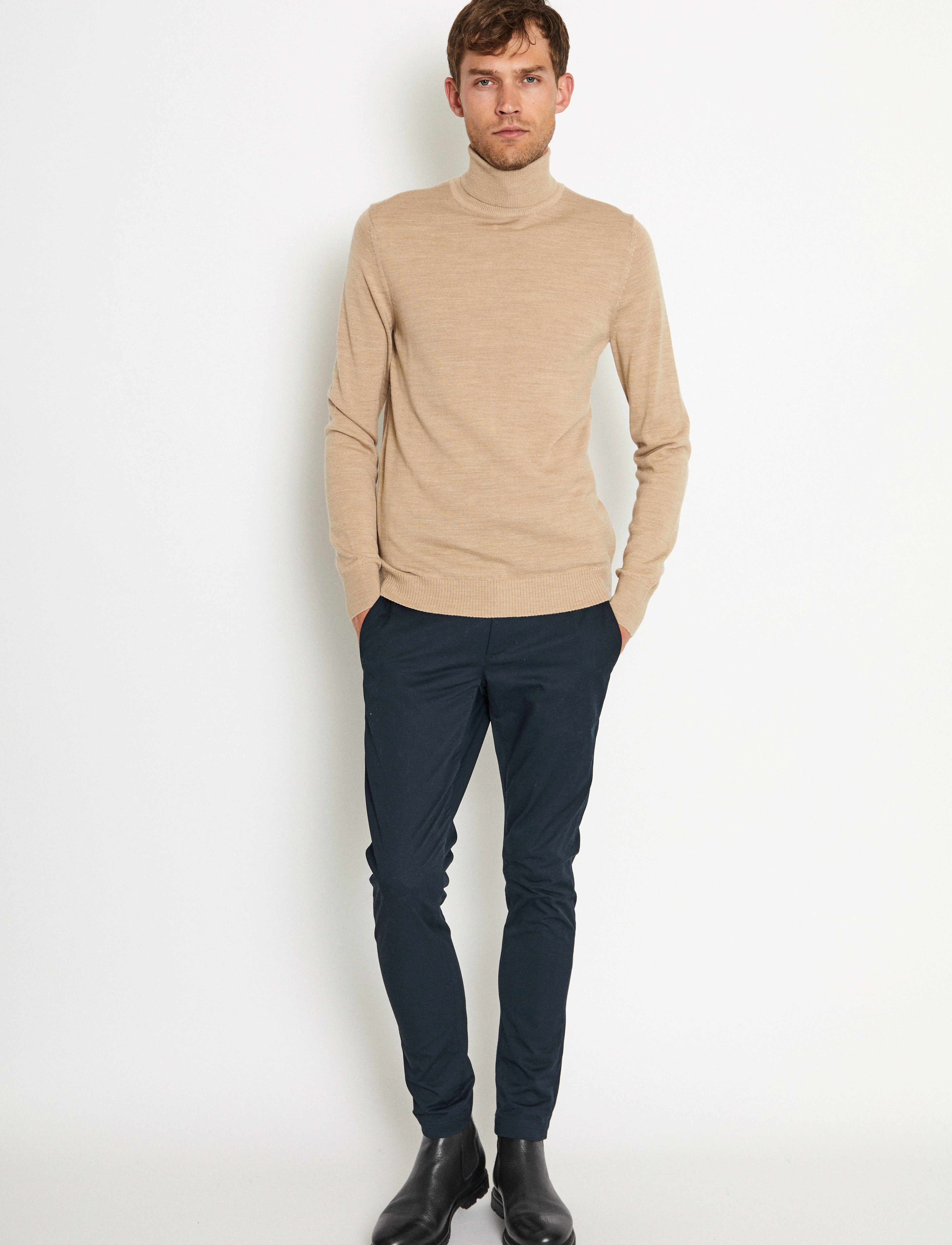 Bruun & Stengade - BS Saturn Regular Fit Knitwear - sand - 2