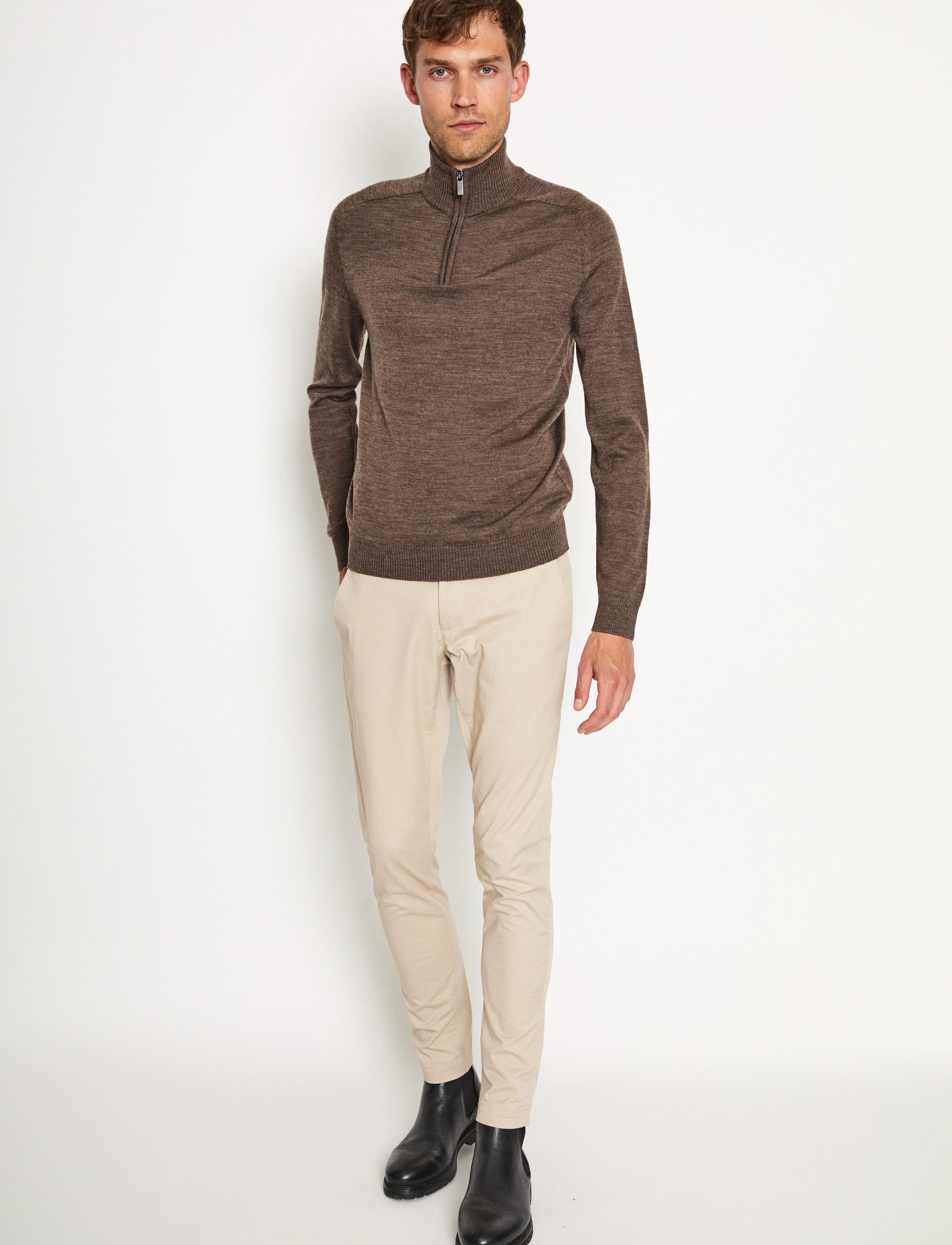 Bruun & Stengade - BS Pelle Regular Fit Knitwear - brown - 2