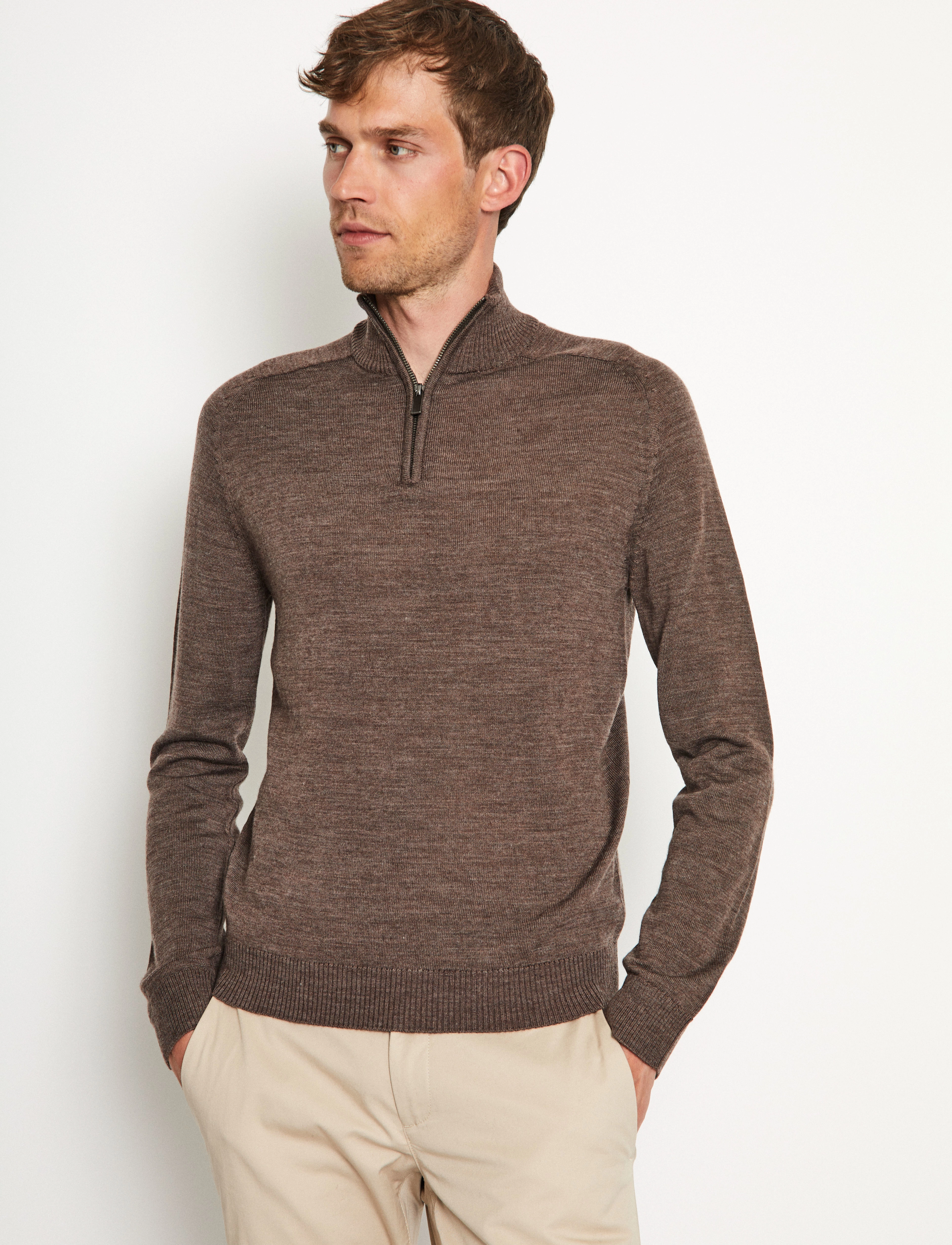 Bruun & Stengade - BS Pelle Regular Fit Knitwear - brown - 3