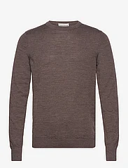 Bruun & Stengade - BS Sanjay Regular Fit Knitwear - rund hals - brown - 0