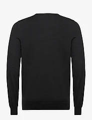 Bruun & Stengade - BS Jenkins Regular Fit Knitwear - megztinis su v formos apykakle - black - 1