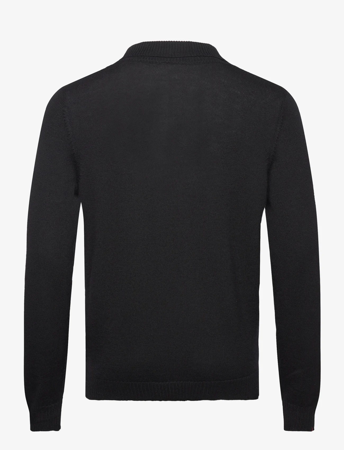 Bruun & Stengade - BS Nohr Regular Fit Knitwear - cardigans - black - 1
