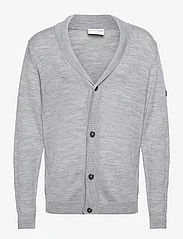 Bruun & Stengade - BS Nohr Regular Fit Knitwear - koftor - light grey - 0