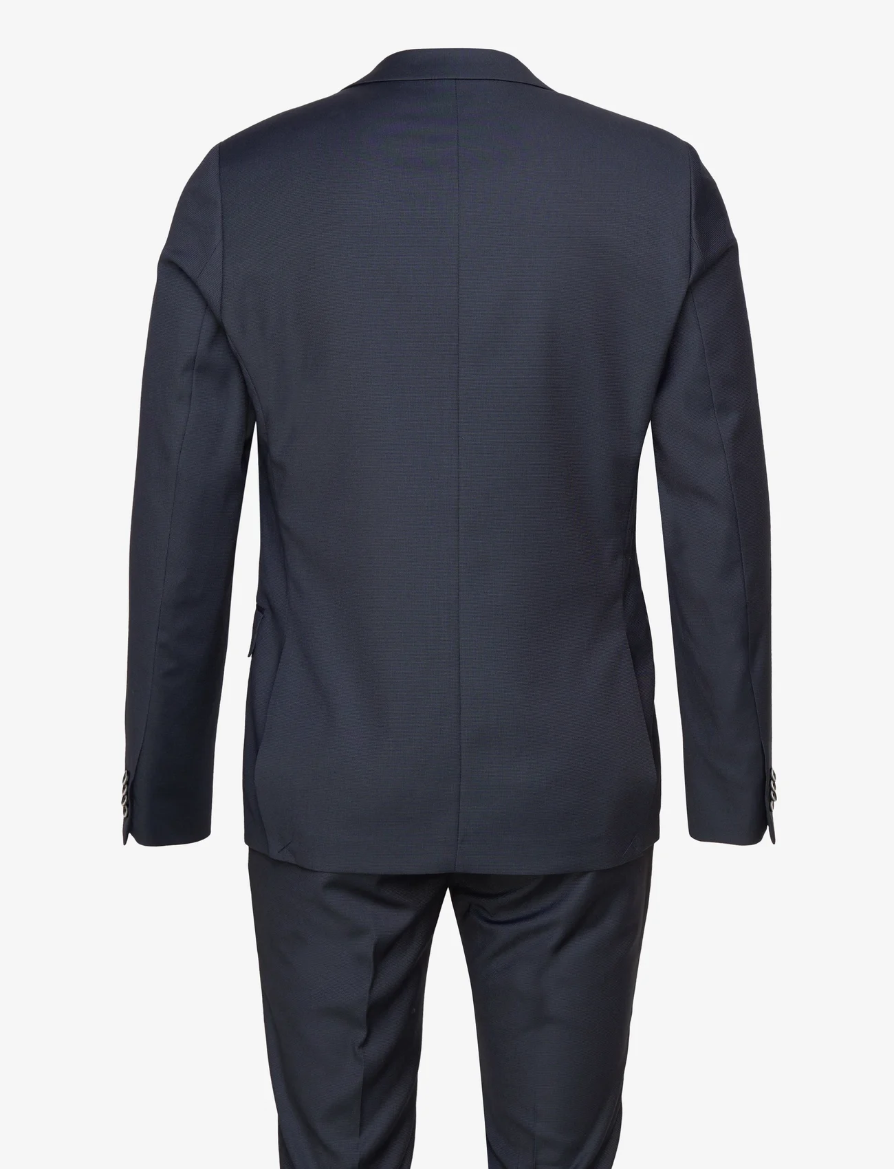 Bruun & Stengade - BS Napa Slim Fit Suit Set - dobbeltradede jakkesæt - navy - 1