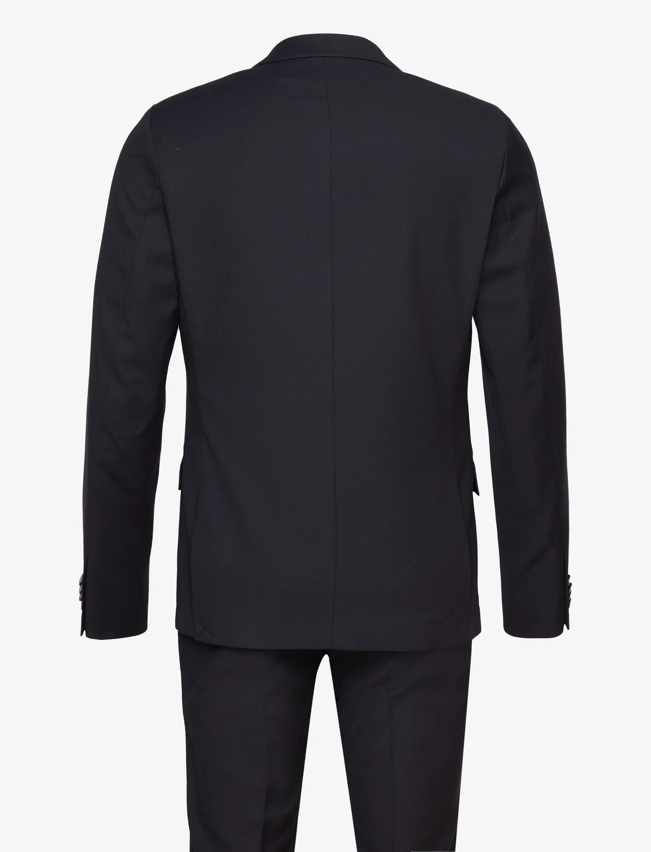 Bruun & Stengade - BS Marin Slim Fit Suit Set - zweireiher anzüge - black - 1