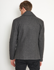 Bruun & Stengade - BS Montana Slim Fit Coat - wool jackets - dark grey - 4