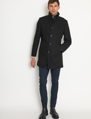 Bruun & Stengade - BS Ontario Slim Fit Coat - winter jackets - black - 2