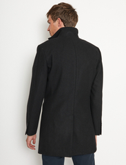 Bruun & Stengade - BS Ontario Slim Fit Coat - winter jackets - black - 4