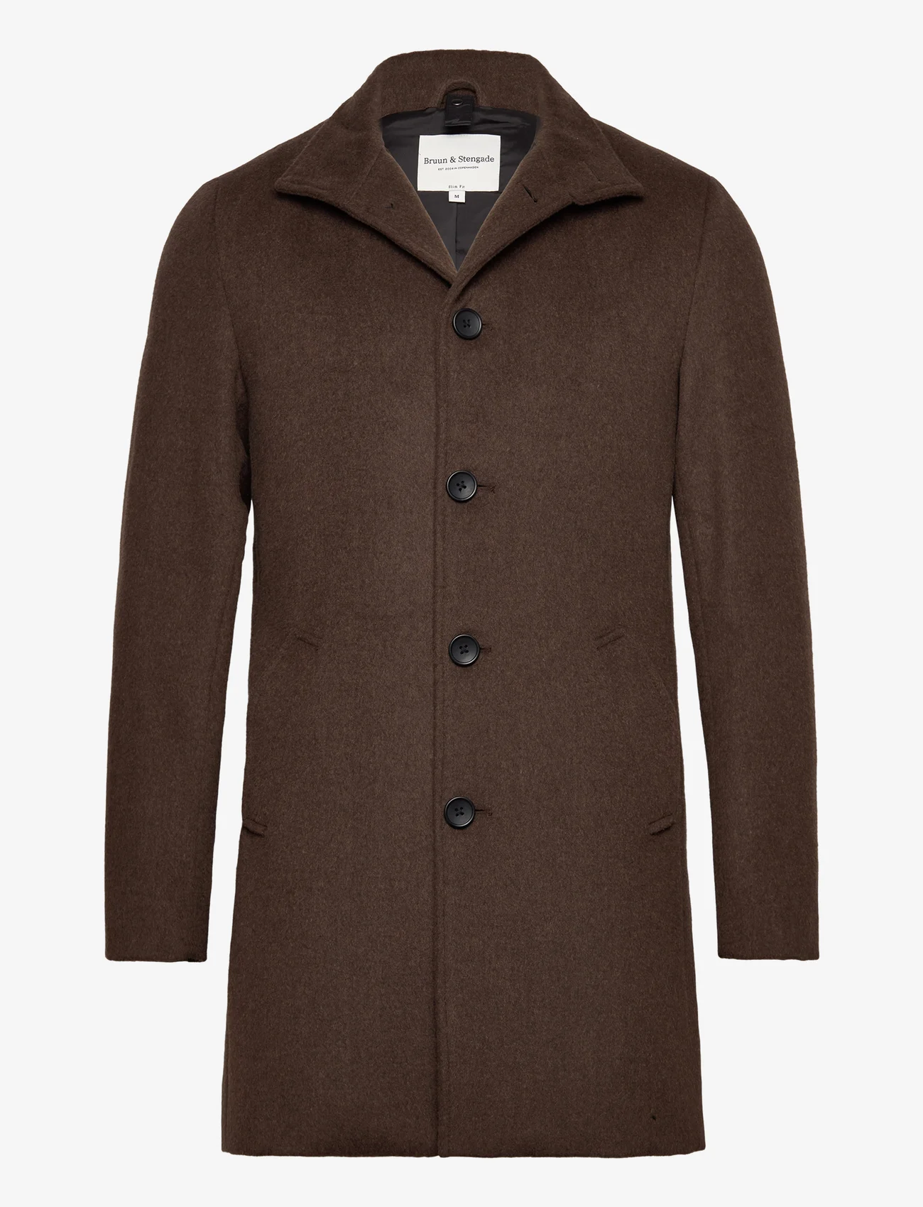 Bruun & Stengade - BS Ontario Slim Fit Coat - ziemas jakas - brown - 1