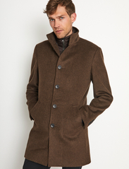 Bruun & Stengade - BS Ontario Slim Fit Coat - ziemas jakas - brown - 8
