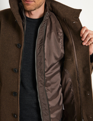 Bruun & Stengade - BS Ontario Slim Fit Coat - winter jackets - brown - 12