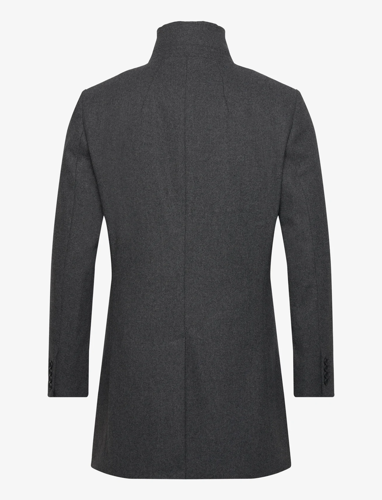 Bruun & Stengade - BS Ontario Slim Fit Coat - winter jackets - dark grey - 1