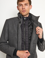 Bruun & Stengade - BS Ontario Slim Fit Coat - vinterjakker - dark grey - 8