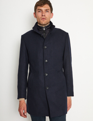 Bruun & Stengade - BS Ontario Slim Fit Coat - winter jackets - navy - 3