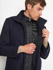 Bruun & Stengade - BS Ontario Slim Fit Coat - winter jackets - navy - 5