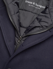 Bruun & Stengade - BS Ontario Slim Fit Coat - winter jackets - navy - 6