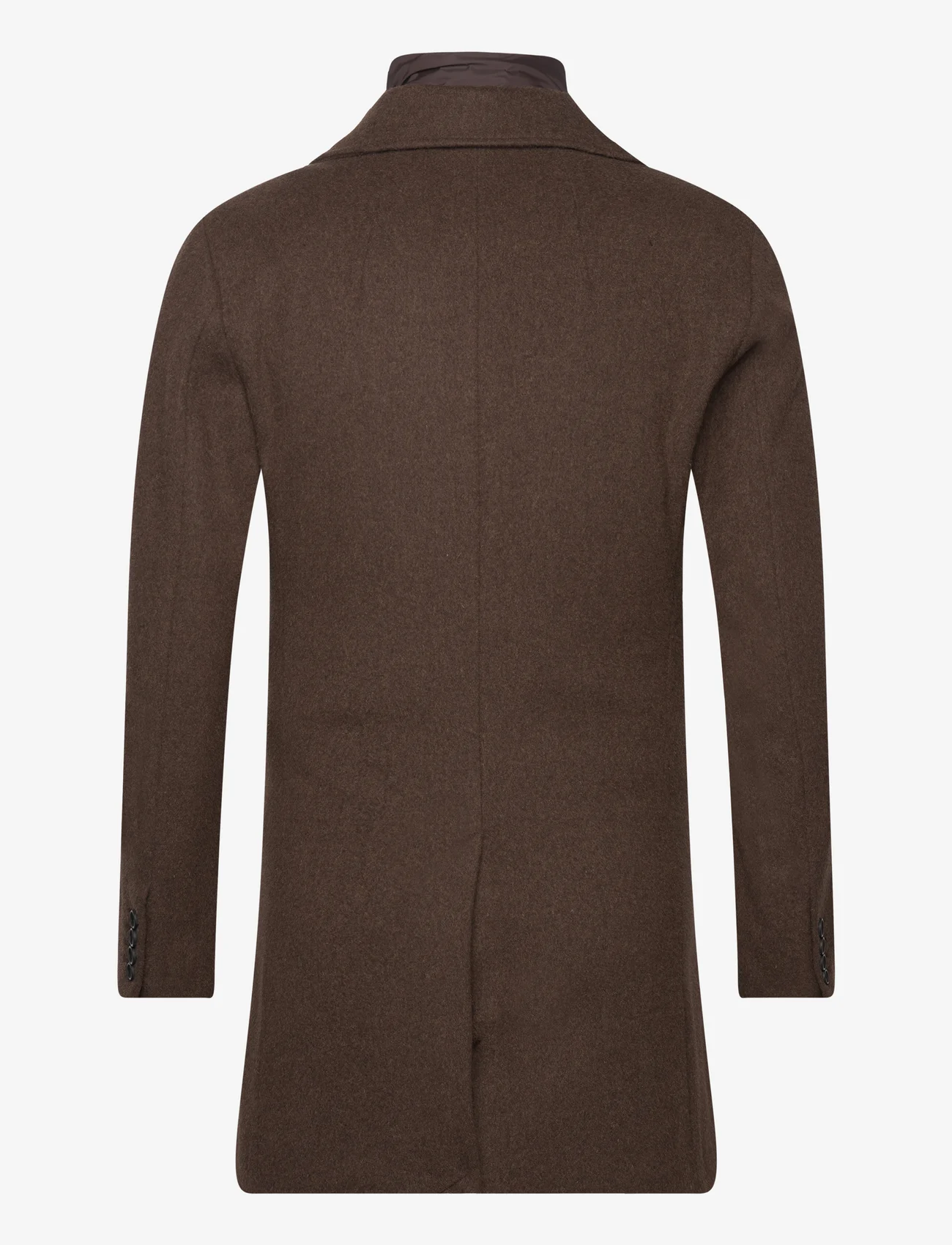 Bruun & Stengade - BS Portmore Slim Fit Coat - winter jackets - brown - 1