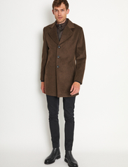 Bruun & Stengade - BS Portmore Slim Fit Coat - winter jackets - brown - 3