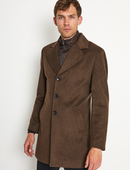 Bruun & Stengade - BS Portmore Slim Fit Coat - talvitakit - brown - 4