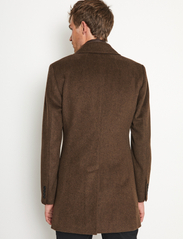 Bruun & Stengade - BS Portmore Slim Fit Coat - vinterjakker - brown - 5