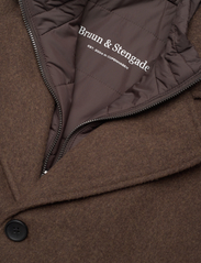 Bruun & Stengade - BS Portmore Slim Fit Coat - talvitakit - brown - 7