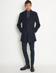 Bruun & Stengade - BS Portmore Slim Fit Coat - winter jackets - navy - 2