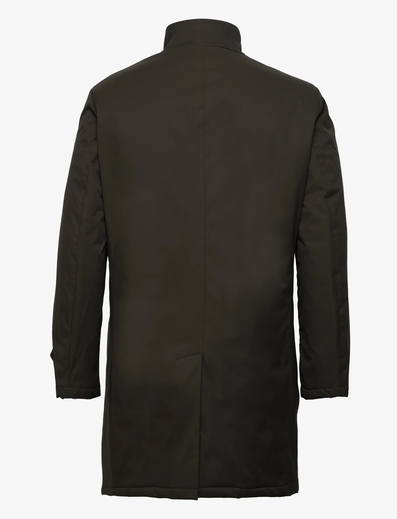 Bruun & Stengade - BS Bedford Slim Fit Coat - cienkie płaszcze - army - 1