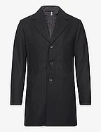 BS Kingston Slim Fit Coat - BLACK