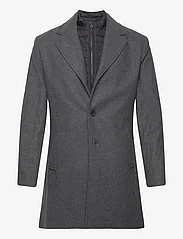 Bruun & Stengade - BS Kingston Slim Fit Coat - villased mantlid - dark grey - 0
