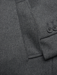 Bruun & Stengade - BS Kingston Slim Fit Coat - wool coats - dark grey - 3