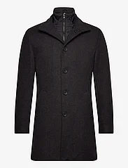 Bruun & Stengade - BS Woodstock Slim Fit Coat - winter jackets - dark grey - 0