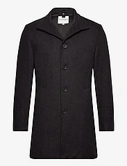 Bruun & Stengade - BS Woodstock Slim Fit Coat - winter jackets - dark grey - 1