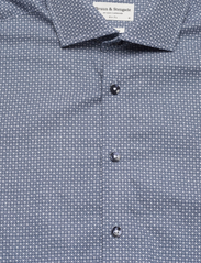 Bruun & Stengade - BS Magnus Slim Fit Shirt - business skjortor - grey - 7