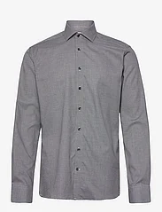 Bruun & Stengade - BS Owain Slim Fit Shirt - languoti marškiniai - grey - 0