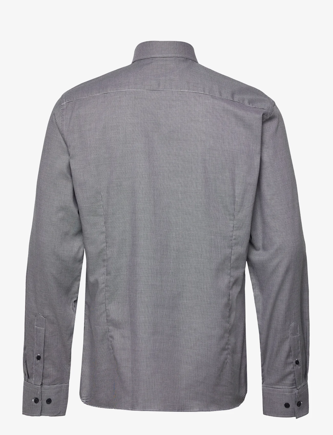 Bruun & Stengade - BS Owain Slim Fit Shirt - ternede skjorter - grey - 1