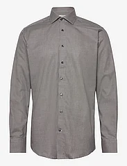 Bruun & Stengade - BS Rigoberto Slim Fit Shirt - rutede skjorter - brown - 0