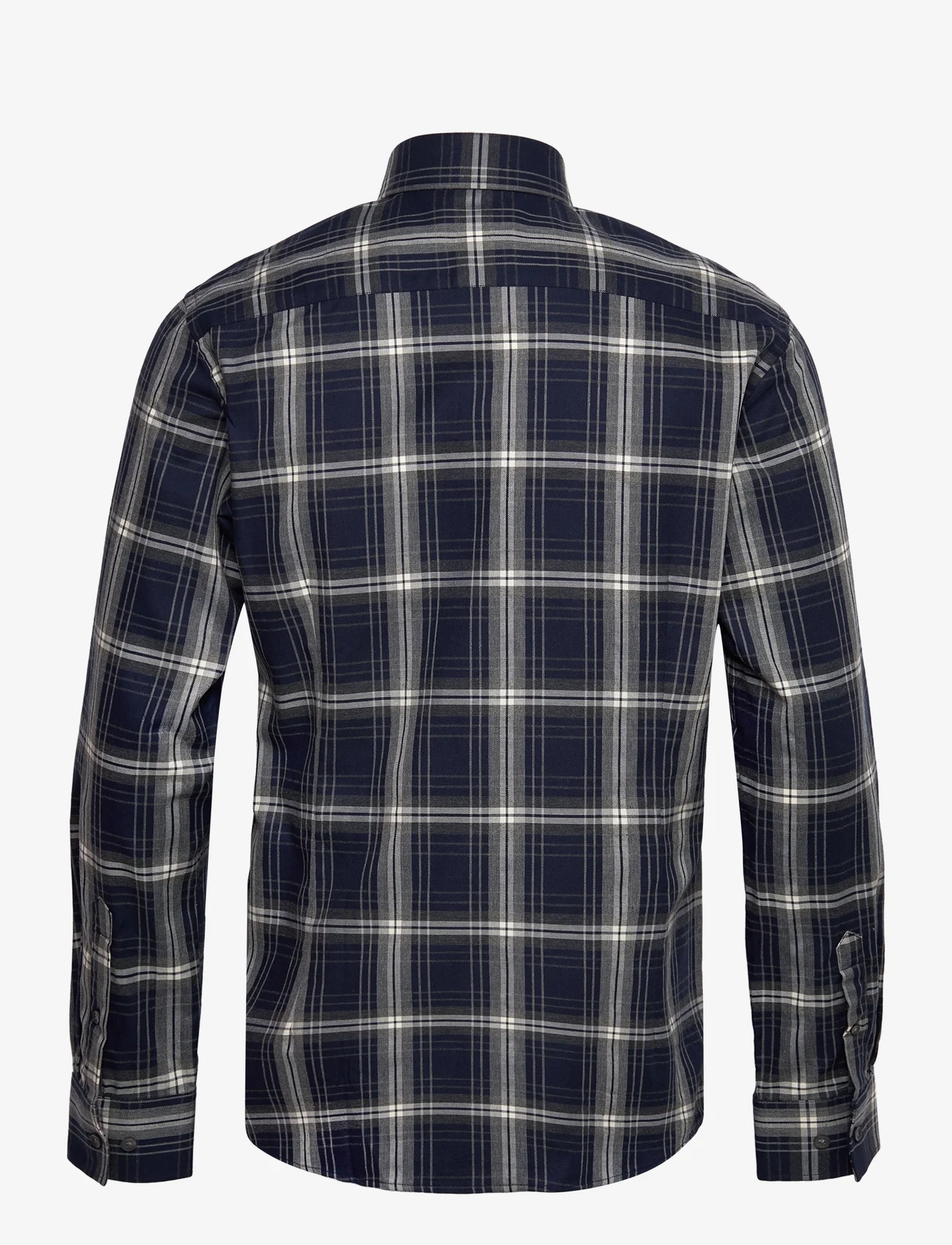 Bruun & Stengade - BS Tony Slim Fit Shirt - checkered shirts - dark blue - 1