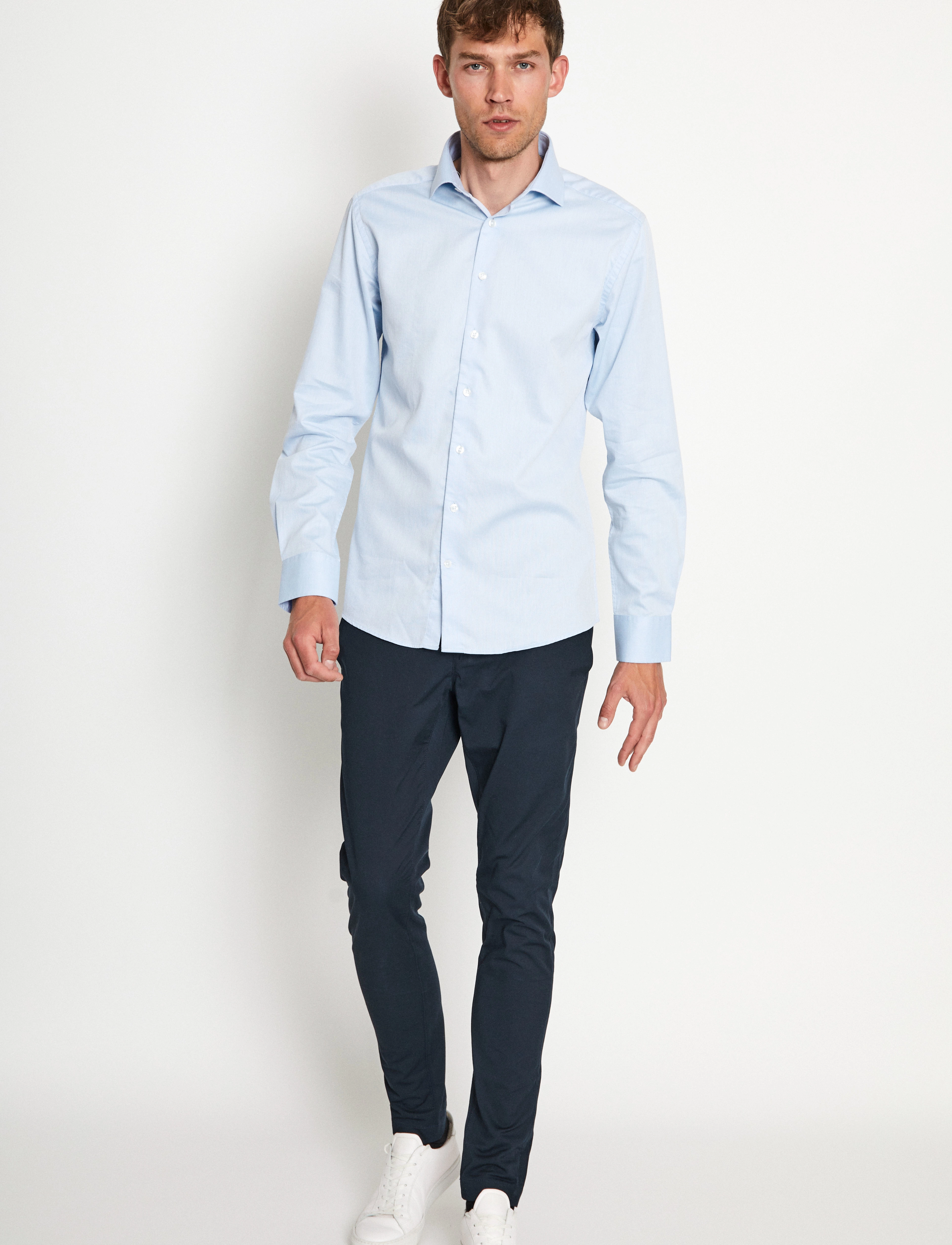 Bruun & Stengade - BS Aleksander Slim Fit Shirt - light blue - 2