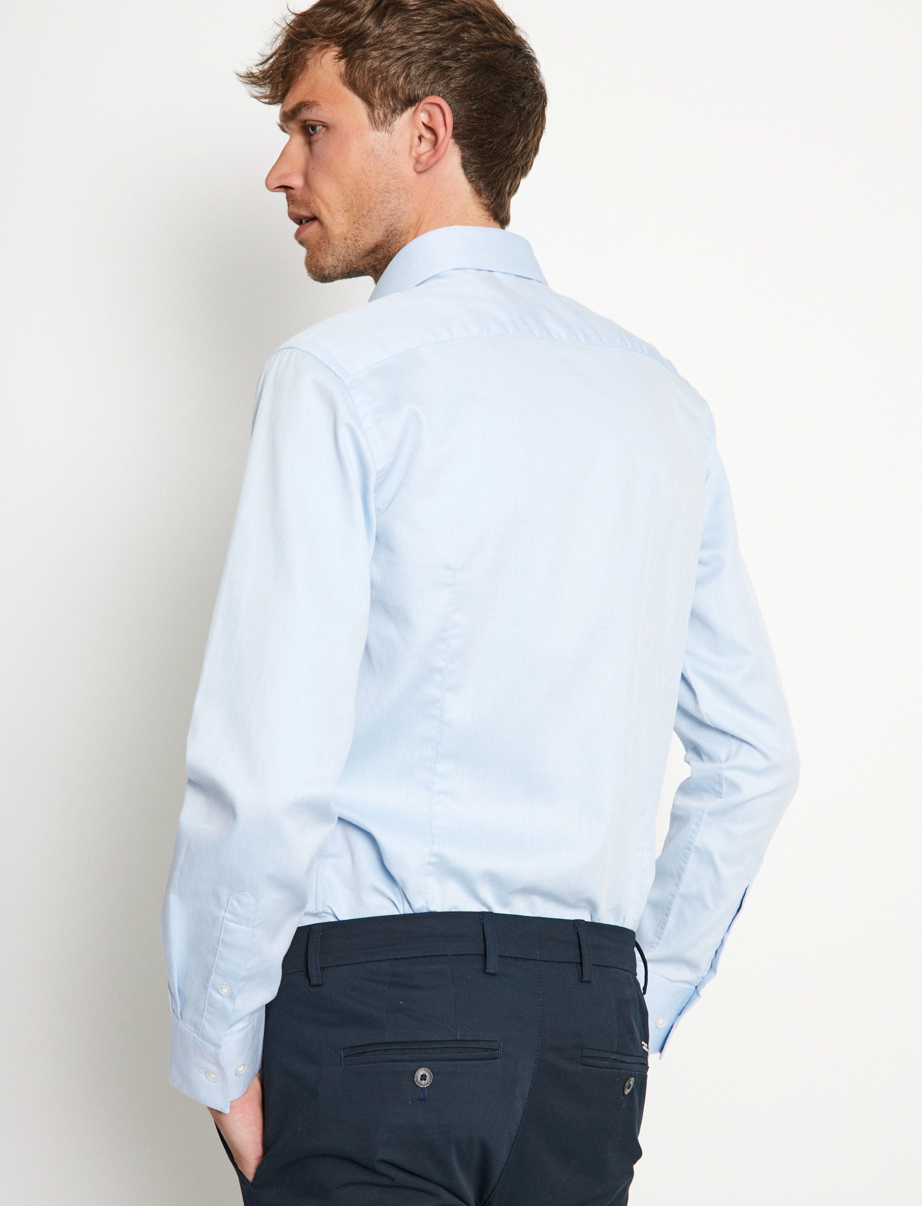 Bruun & Stengade - BS Aleksander Slim Fit Shirt - light blue - 4