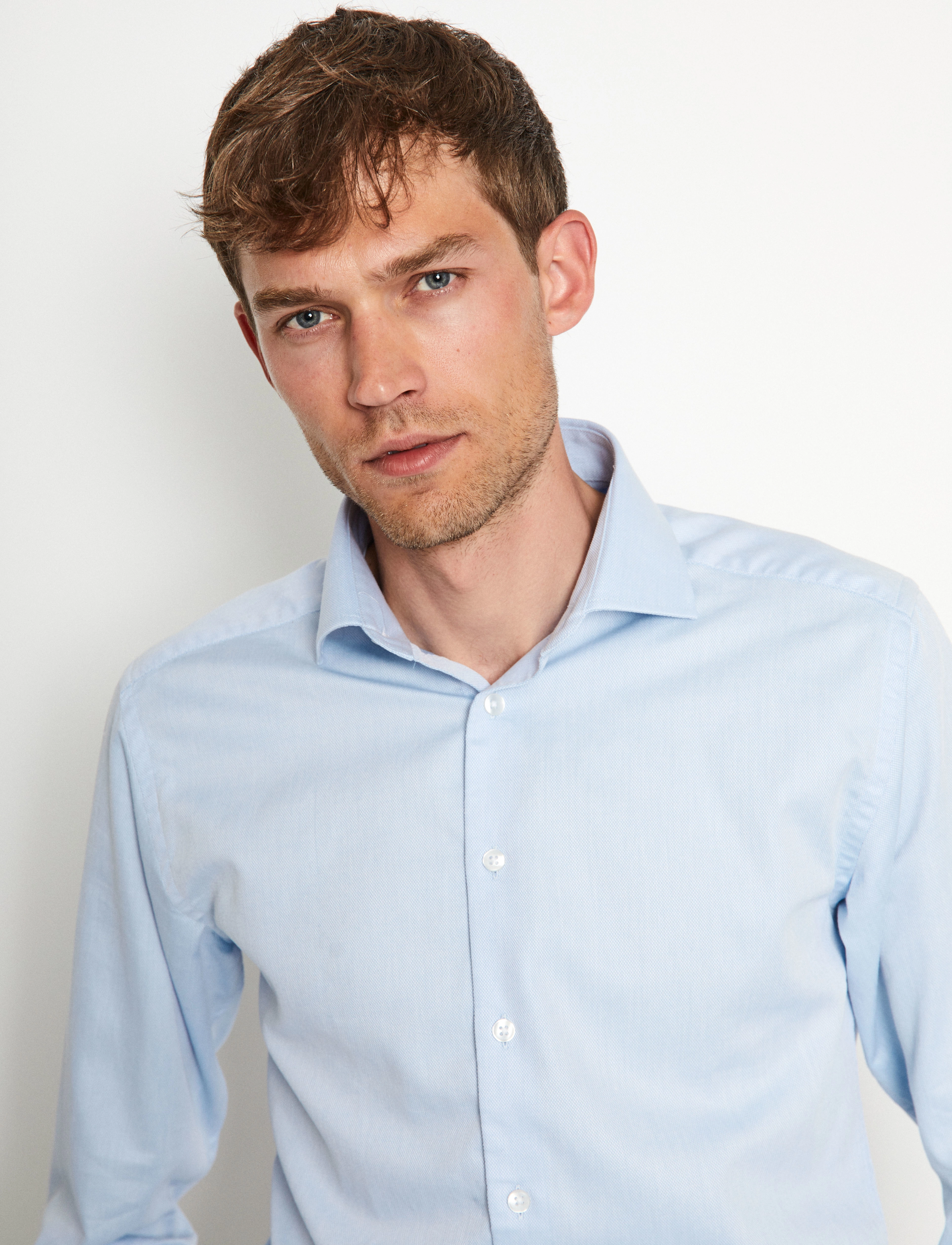 Bruun & Stengade - BS Aleksander Slim Fit Shirt - light blue - 5