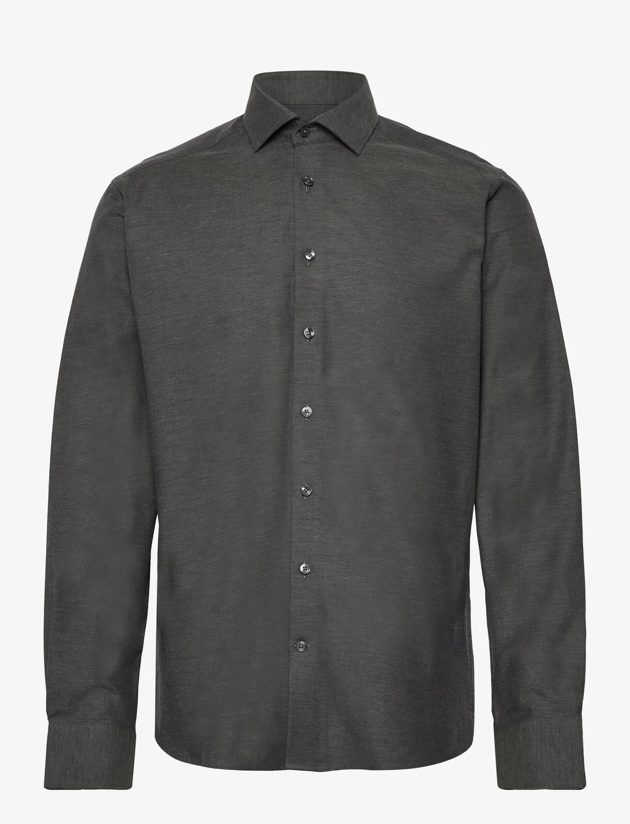 Bruun & Stengade - BS Ben Slim Fit Shirt - basic skjorter - green - 0