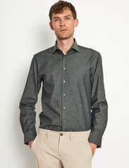 Bruun & Stengade - BS Ben Slim Fit Shirt - basic shirts - green - 5