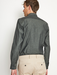 Bruun & Stengade - BS Ben Slim Fit Shirt - basic skjortor - green - 6