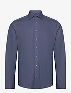 BS Edvald Slim Fit Shirt - DARK BLUE
